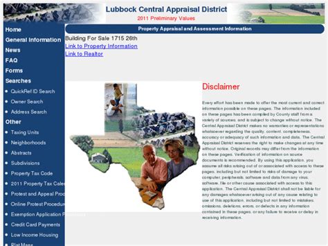 The <b>Lubbock</b> <b>Central Appraisal District</b> reserves the right to make changes at any time without notice. . Lubbock cad